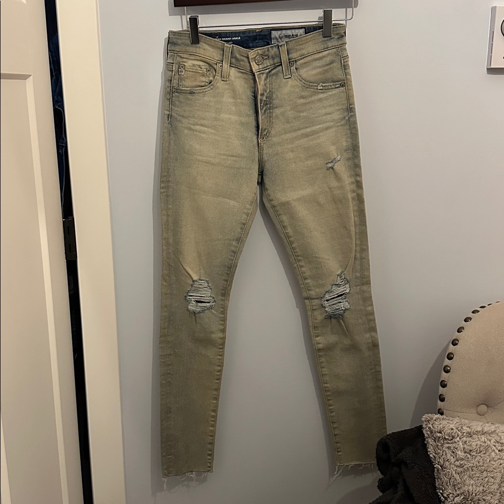 AG - Farrah Skinny High-rise Ankle